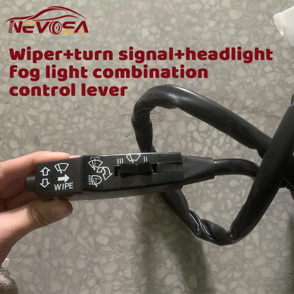 For Unimog Actros 96-02 Truck A0045458124 Indicator Switch Wiper Turn Signal Control Lever Combination 24V U424 U427 U435 U437