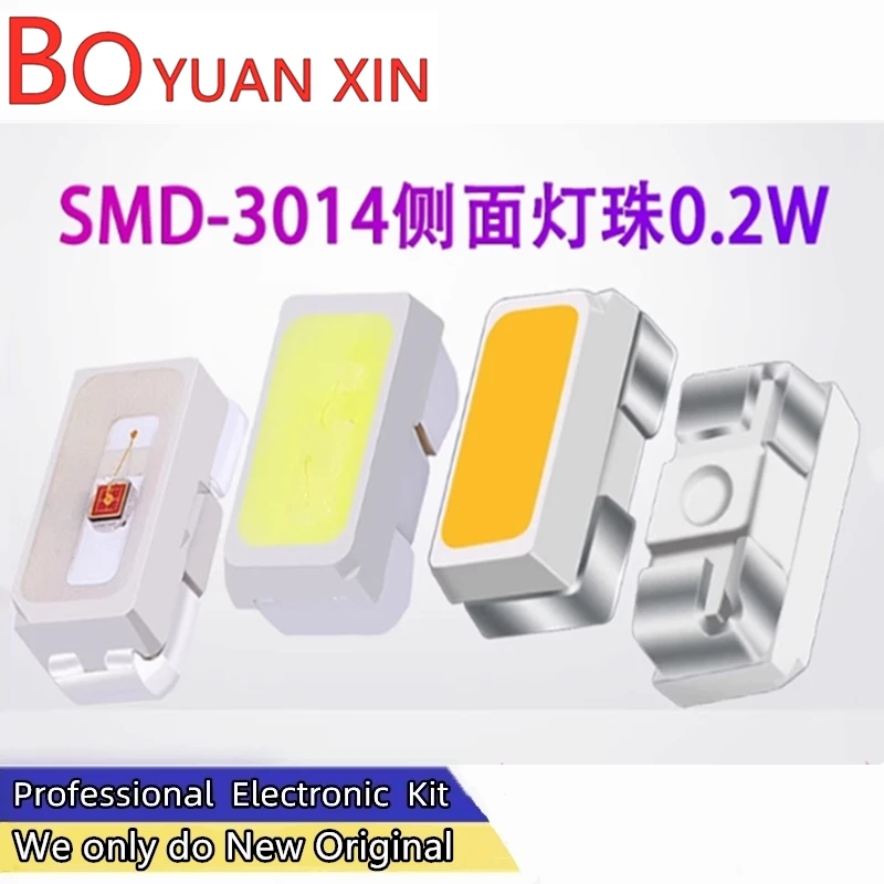 SMD التصحيح 3014 الجانب ينبعث منها 0.2 واط الذهب الأصفر الأزرق الأخضر الأحمر الأبيض الدافئة الأرجواني LED حبة سطوع عالية LED صمام ثنائي باعث للضوء #1