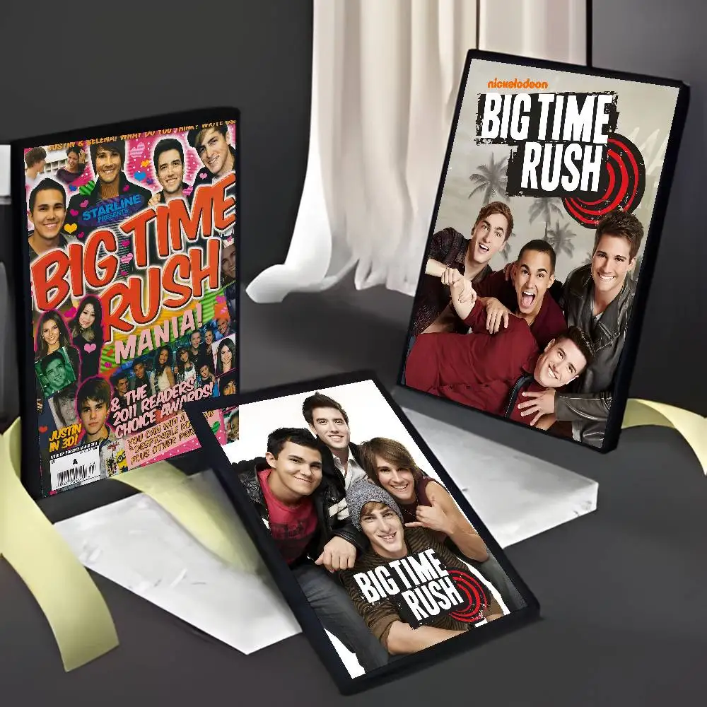 ملصق لوحة ملصق Big Time Rush مع مطبوعات هدية تزيين غرفة النوم وغرفة المعيشة