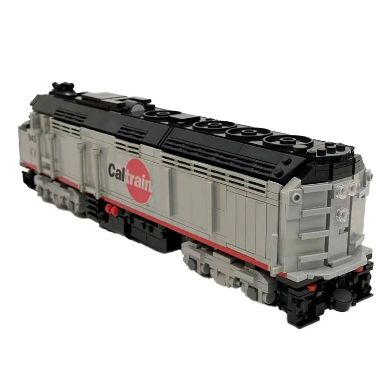 MOC-201817 City Traffic Series Caltrain 1: 48 ratio Building Blocks Model DIY Assemble Technology Bricks Toys Children's Gifts