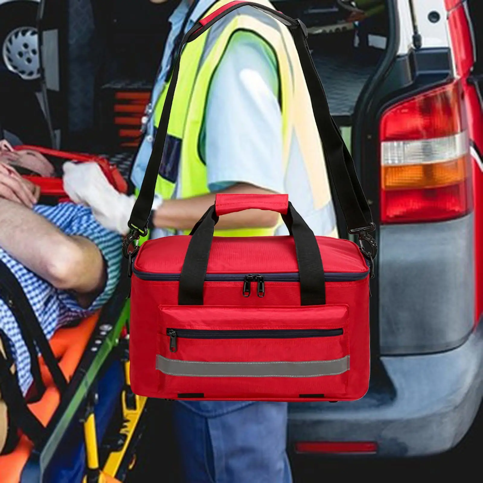 Tas pertolongan pertama luar ruangan tahan air tas Responder pertama untuk berkemah mendaki