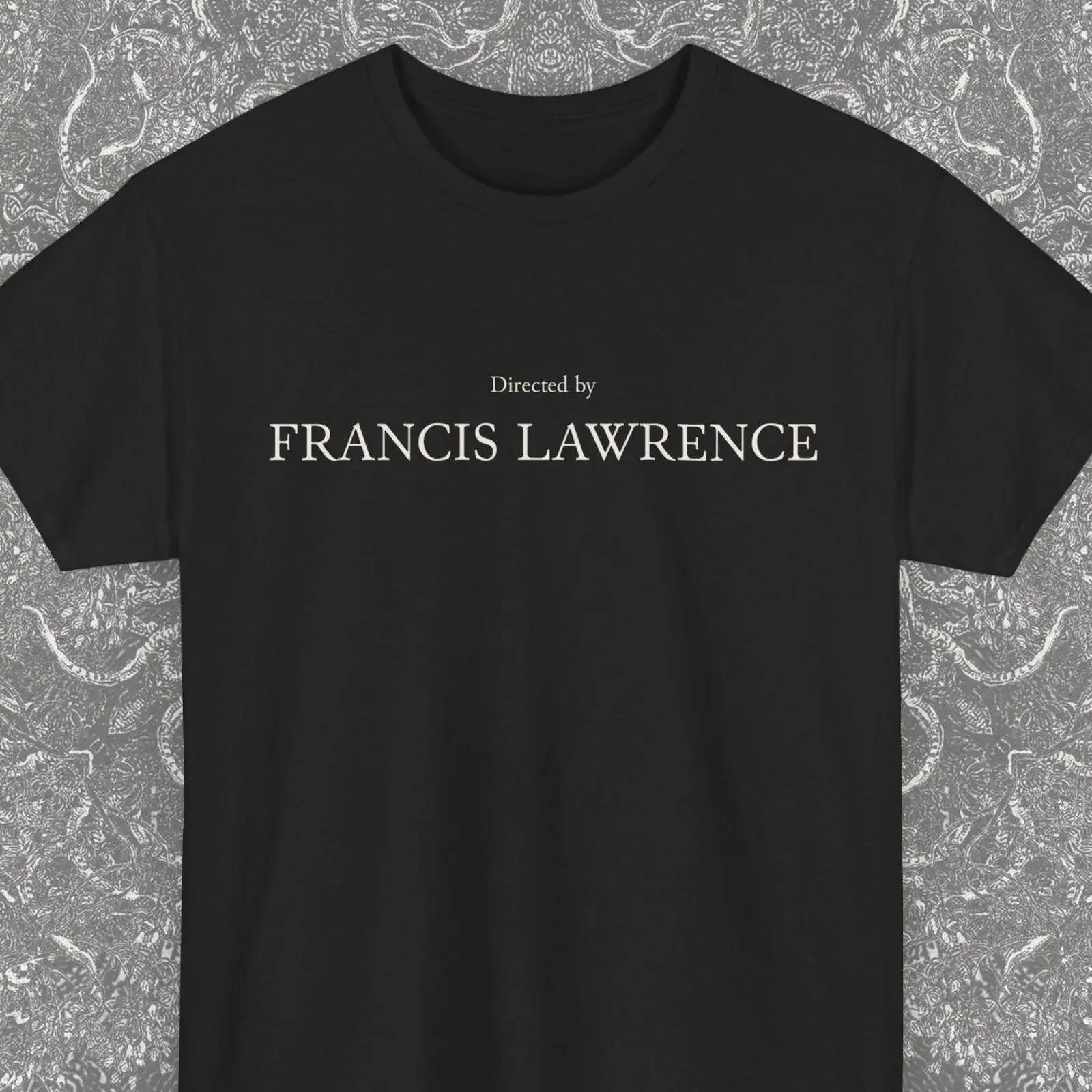 Directed by Francis Lawrence T Shirt Horror Movie Lover Thriller Film Fans Casual Cotton for Cinephile vintage Washed