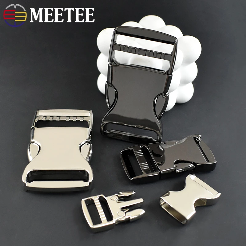 

2/5Pcs 20-38mm Metal Quick Side Release Buckles for Backpack Strap Belt Clasp Dog Collar Webbing Hook DIY Hardware Accessories