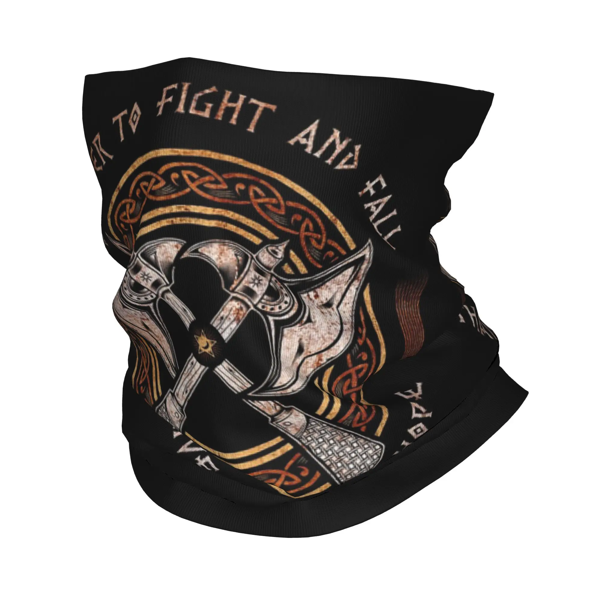 

Бандана-шарф с принтом «Викингские боевые топоры: Лучше бороться и умирать», теплый волшебный шарф для велоспорта и бега для мужчин и женщин