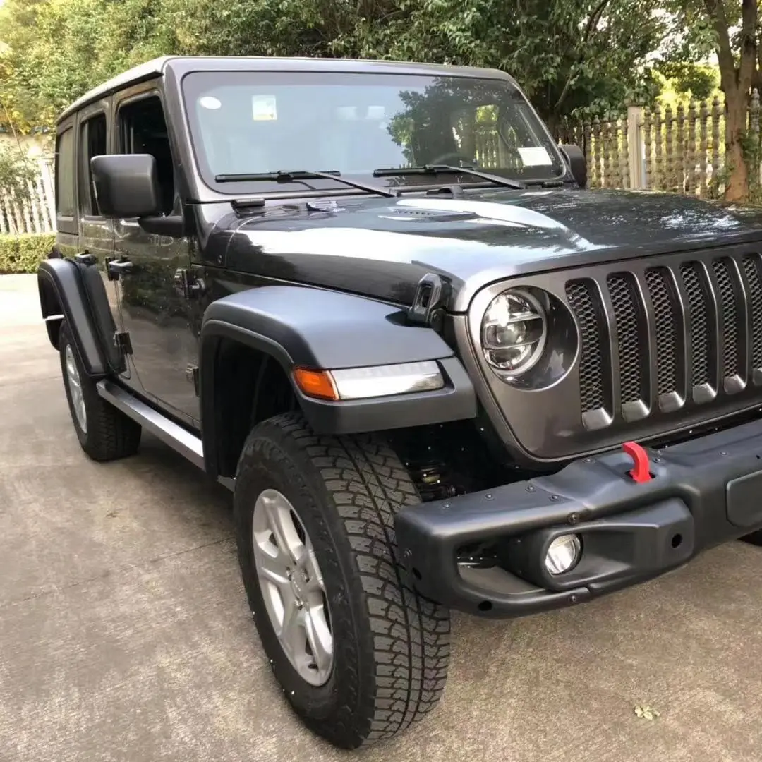 High Wheel Fender Flare Front and Rear Eyebrow with LED for Jeep Wrangler JL 2018-2020 LANTSUN JL1152