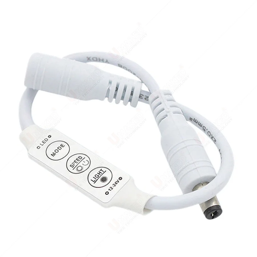 Mini dimmer 3 Keys Controller DC 12V 24V Mini LED Strip Single Color For SMD 3528/5050/5730/5630/3014 LED Strip Lights bar light