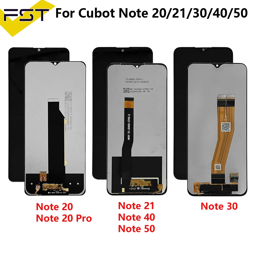For CUBOT Note 20 Pro NOTE 30 LCD Display and Touch Screen Digitizer Assembly LCD for Cubot Note 21 Note 40 Note 50 Note 60