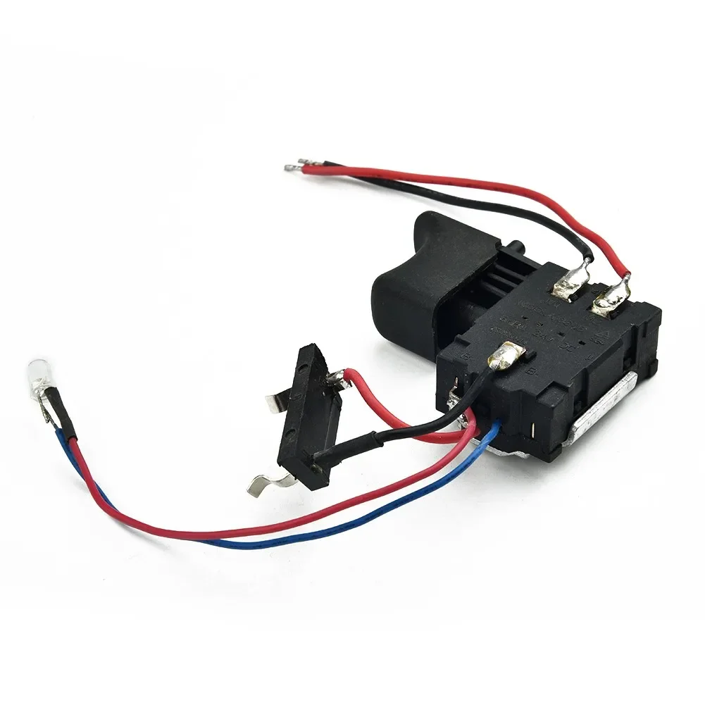 Interruttore di velocità dell'interruttore di perforazione parte nera officina di plastica + metallo 7.2V-24V assemblaggio attrezzatura antipolvere di alta qualità