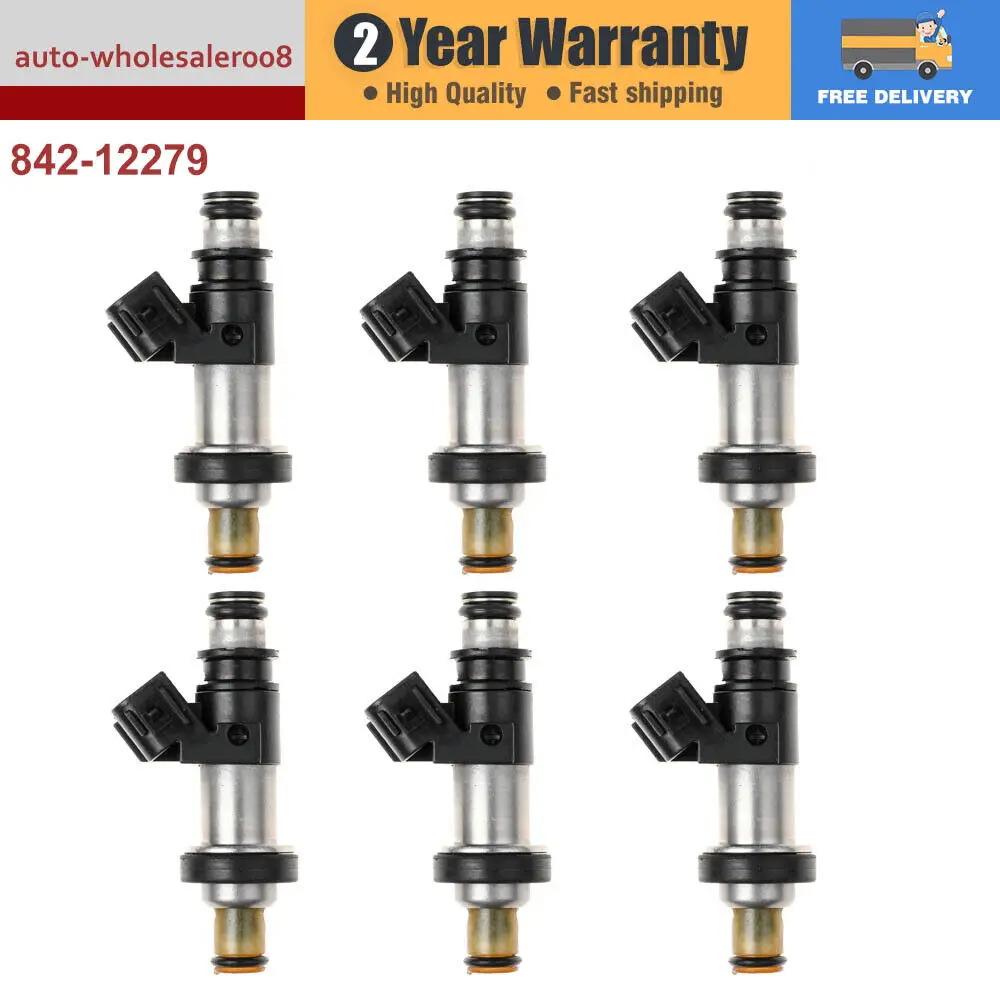 

6X Fuel Injectors For 01-04 Honda Odyssey Pilot MDX 3.5L Acura CL TL 3.2L V6