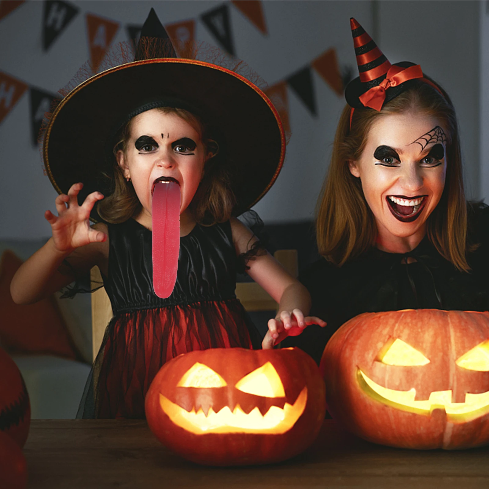 

3pcs Red Prop Artificial Prop Lifelike Halloween Costume Gathering Festival Cosplay Trick