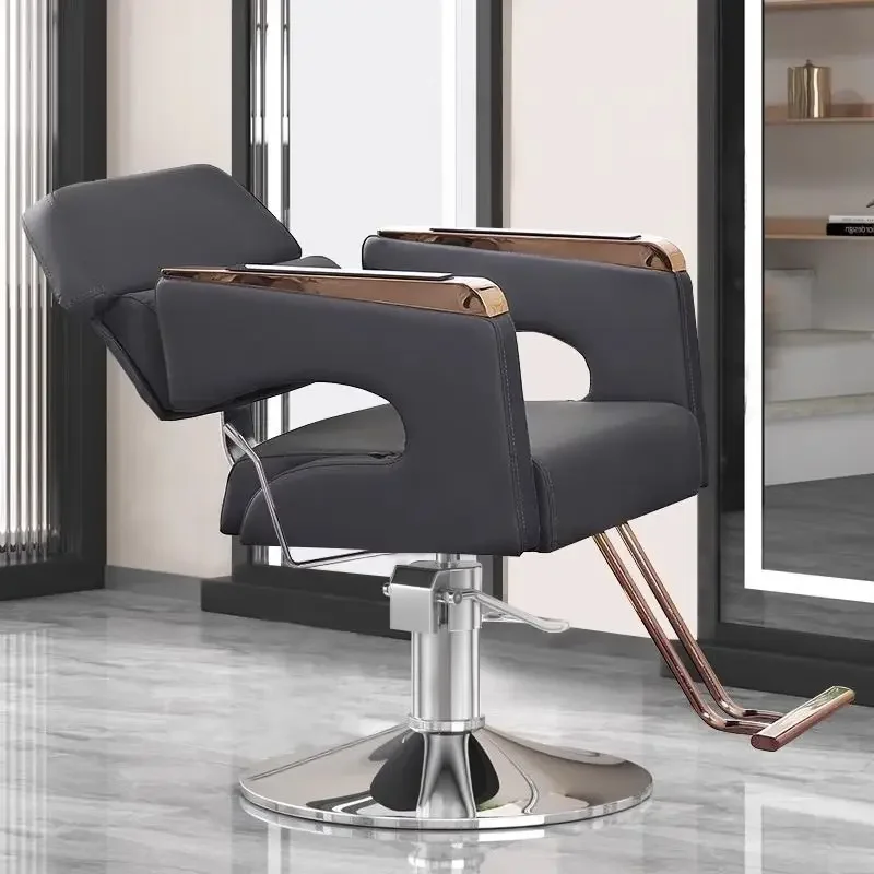 

Modern Luxury Barber Chairs Swivel Lift Foldable Backrest Hair Salon Barber Chairs Nordic Makeup Barbershop Salon Furniture