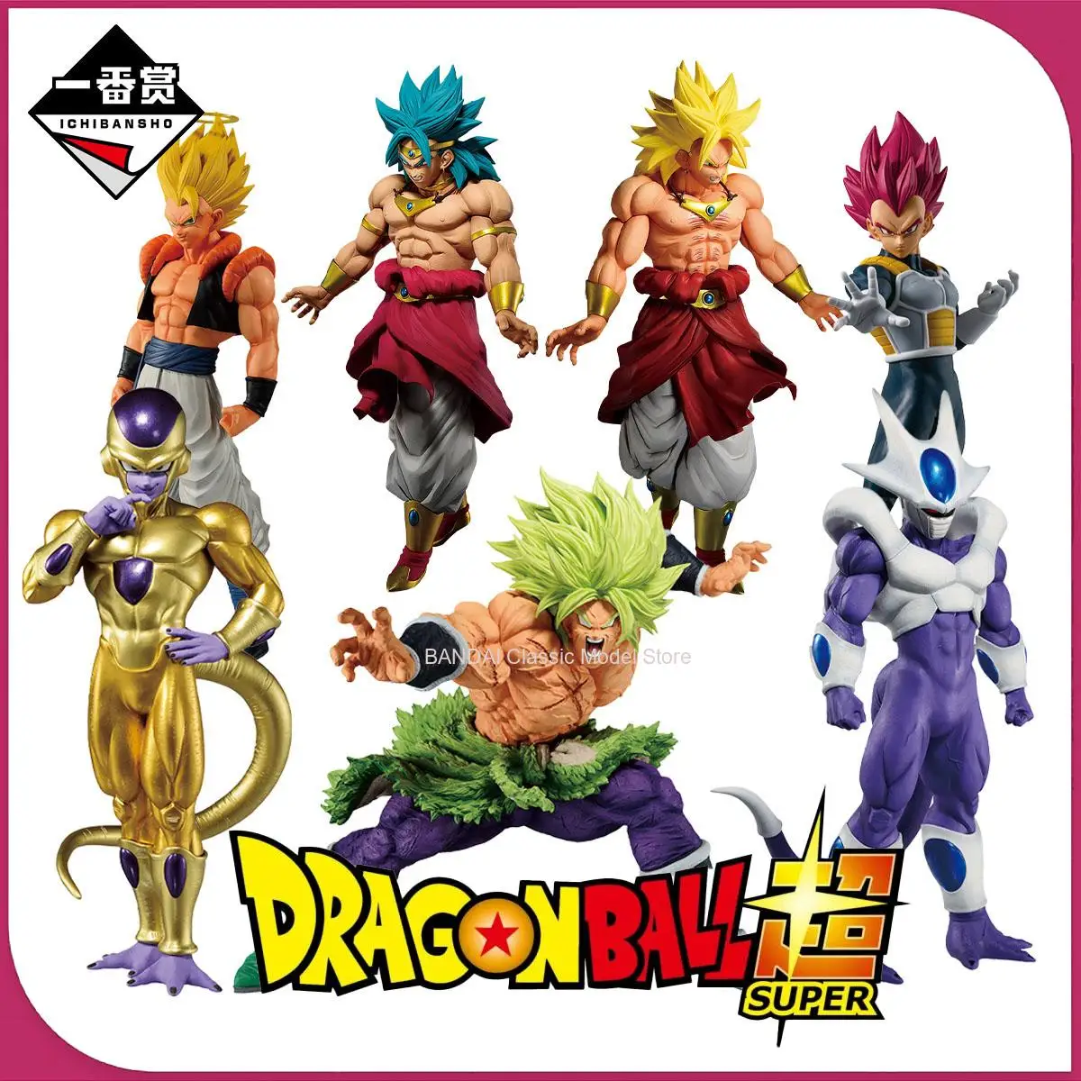 

100% Bandai Classic Toys Genuine Original Ichiban Kuji Dragon Ball Back To The Film Gula Golden Frieza Vegeta Gogeta Anime Model