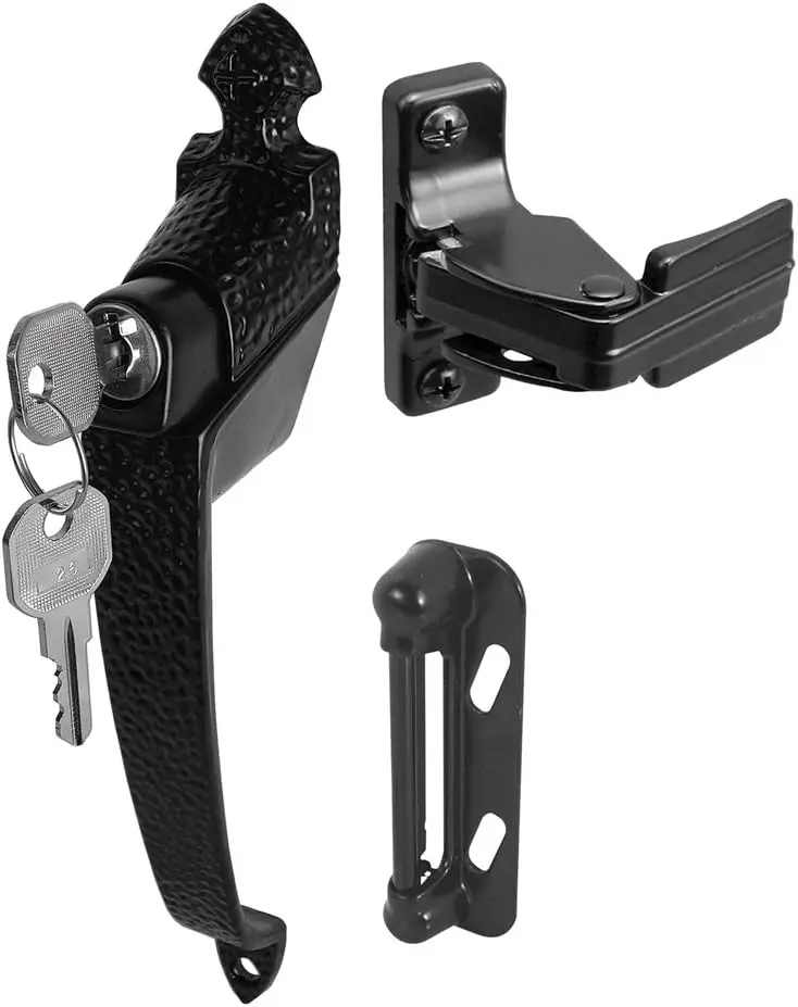 

Колониальный кнопочный замок с ключом, черный, 1-3/4 дюйма, в индивидуальной упаковке, для безопасного доступа