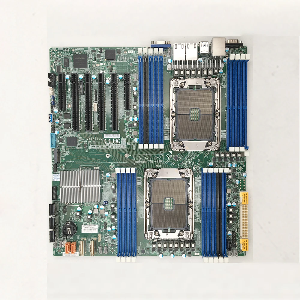 X12DPi-N6 For Supermicro Dual Server Motherboard LGA-4189 Third Generation Xeon Scalable Processor DDR4 RECC