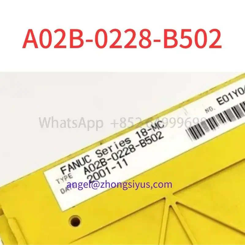 A02B-0228-B502 Used tested ok host system, configuring:a16b-1212-0901 a16b-2202-0860 a16b-2200-0952