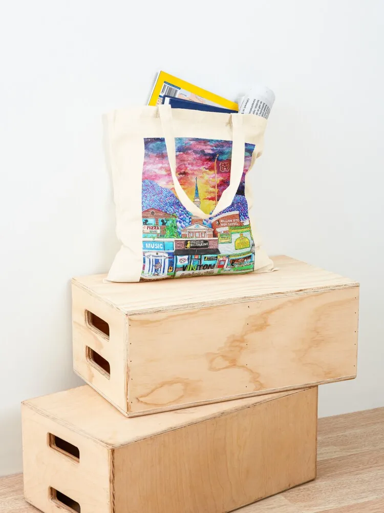 Vinton, VA Tote Bag bag for beach Shopping bags bags woman 2025 cute pouch bag