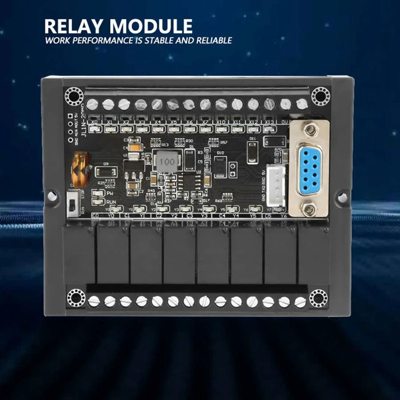 Stepper Motor Controller PLC Programmable Controller Board FX1N 20MR Programmable Relay Delay Module Motor Regulator