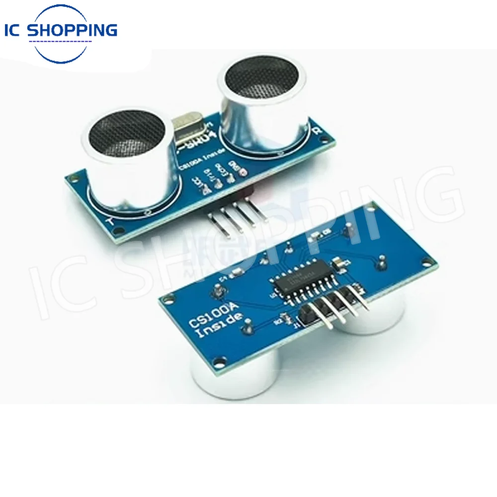 HC-SR04 Latest Version Ultrasonic Ranging Module Wide Voltage 3-5.5V Sensor for Robot Obstacle Avoidance, Object Detection