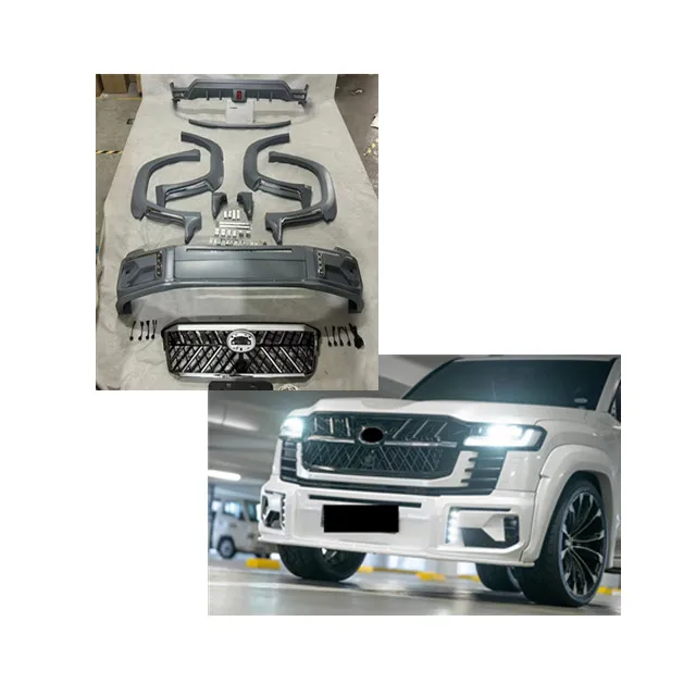 

New arrived!!Wald style body kit For 2022 LC300.Wide sport body kit for Land cruiser 2024.LC300 fender flares