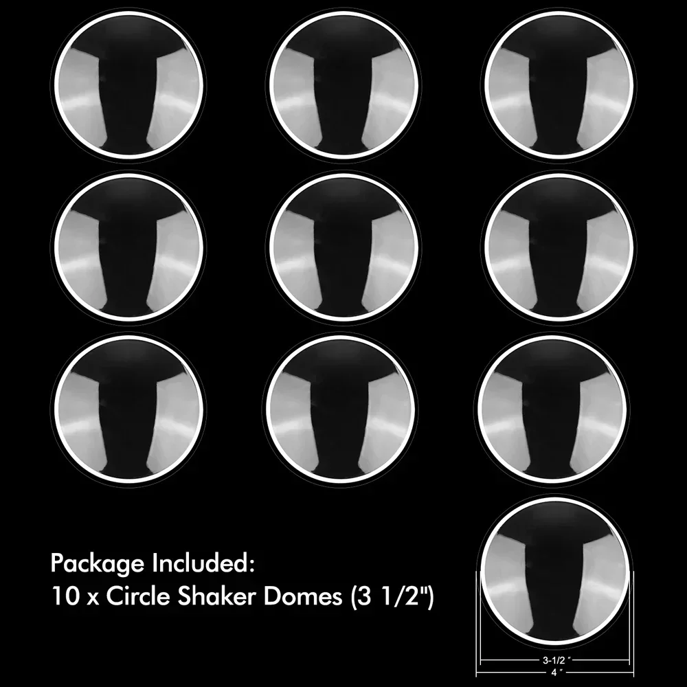 10 stks/set Harten Vierkante Ovale Kerst 3D Dimensionale Shaker Koepels Plastic Clear Puffy Shaker Covers Metaal Snijden DIY Shaker