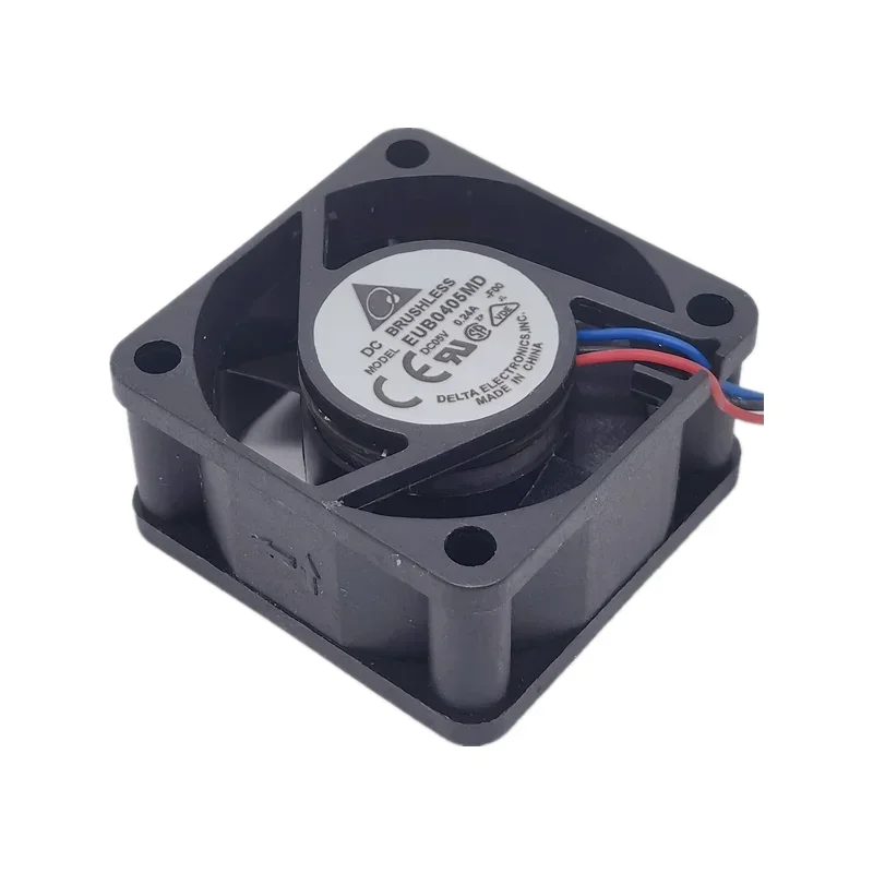Neuer Delta EUB0405MD FOO 5V 0,24a 4020 4cm 3-Draht-Serverlüfter