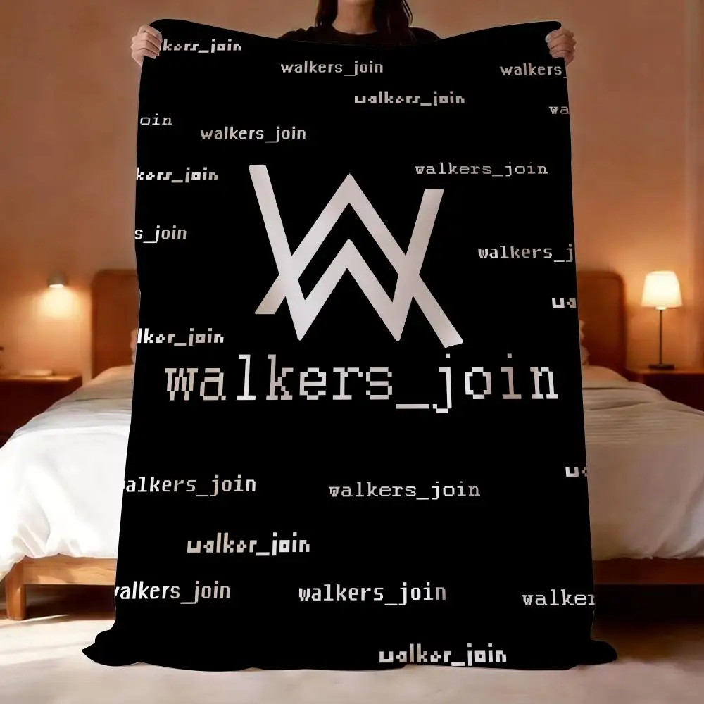 DJ Alan Walker Throw Short Plush Throw Blanket Soft Skin-Friendly Multi-Scene Home Office