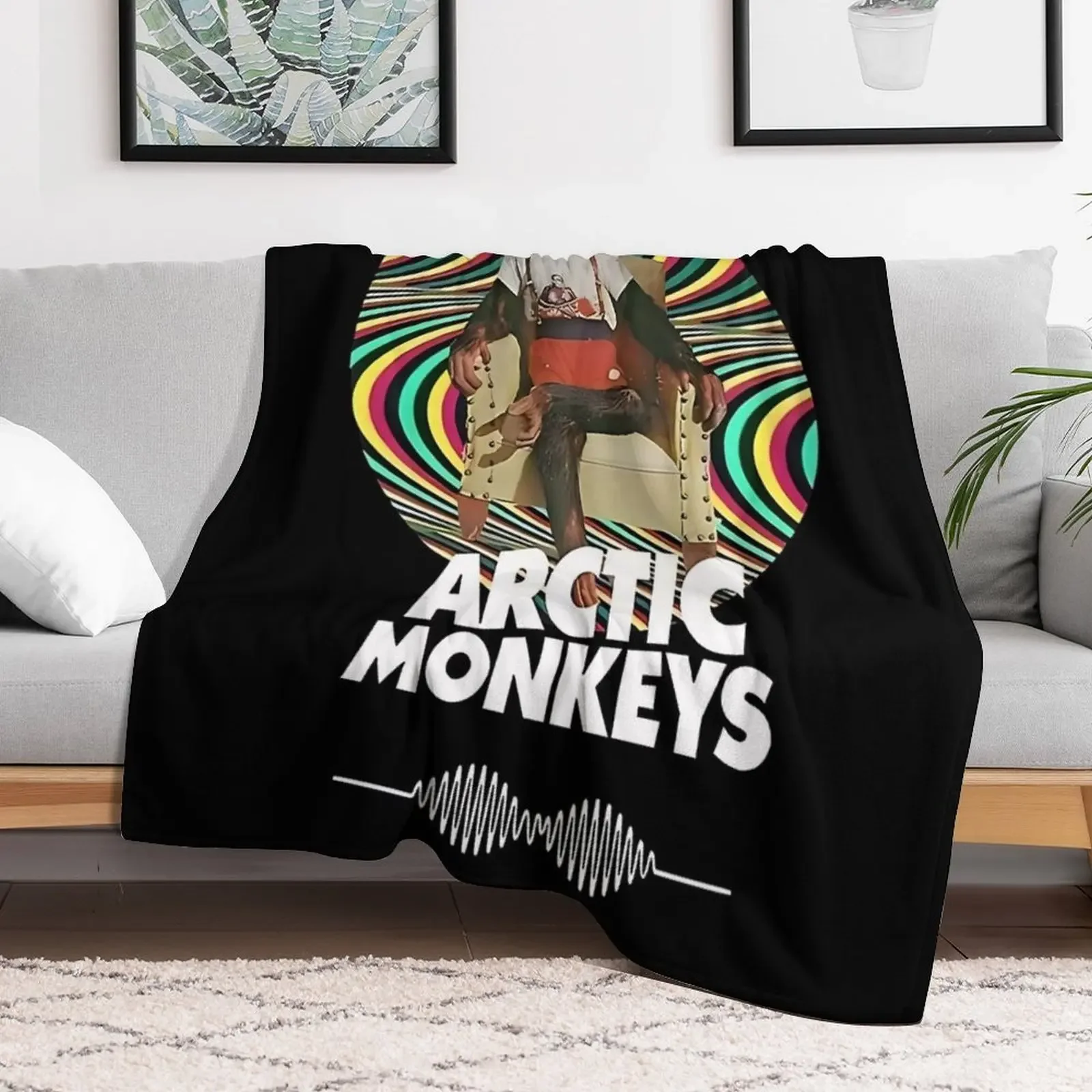 ocean vintage art arctic monkeys miles turner, arctic monkeys seascape Throw Blanket Decorative Throw Hairys Soft Blankets