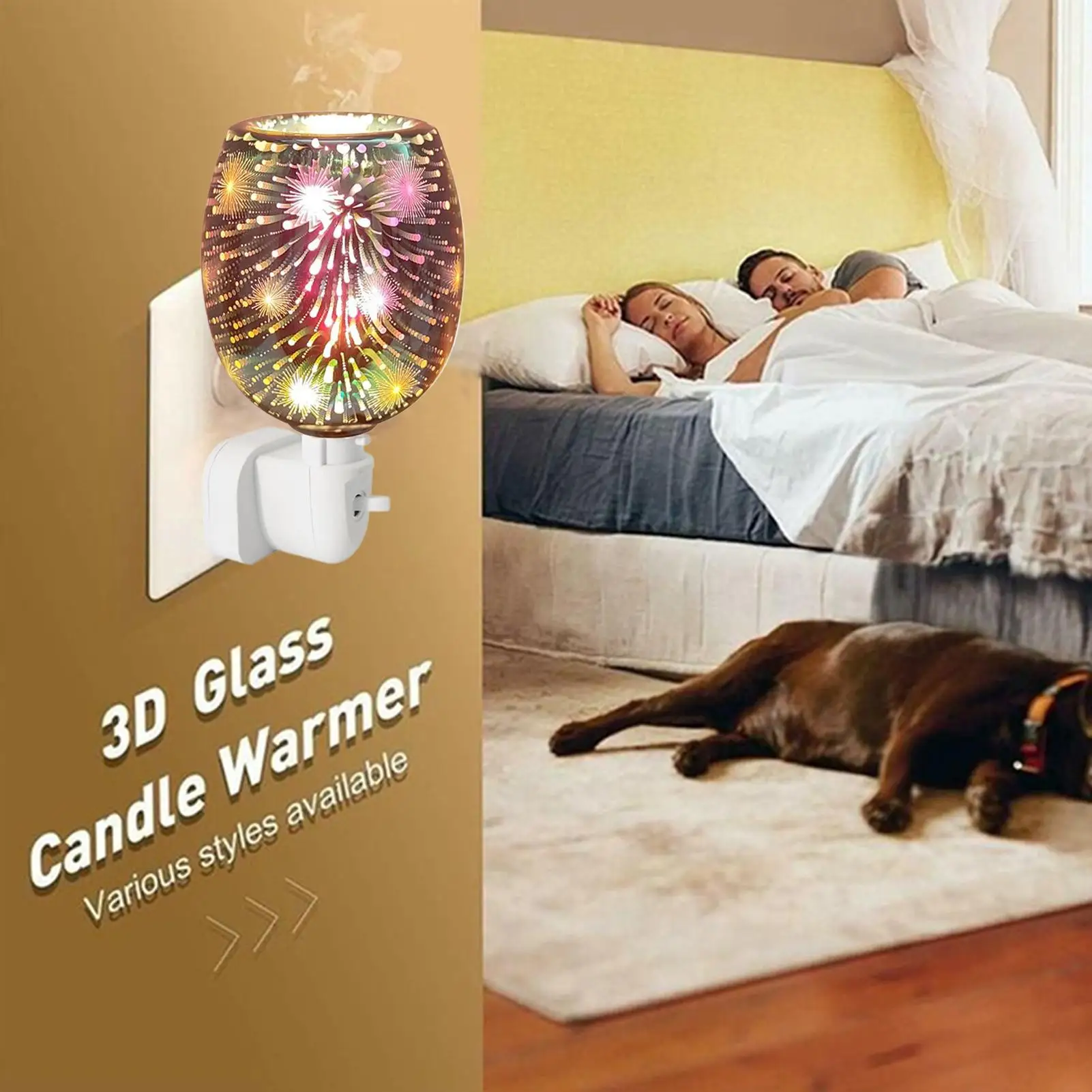 الشمع الموقد مصباح الموقت قابل للتعديل الديكور الكهربائية الشمع الموقد ضوء لغرفة النوم غرفة المعيشة النوم شقة الحمام فندق سبا