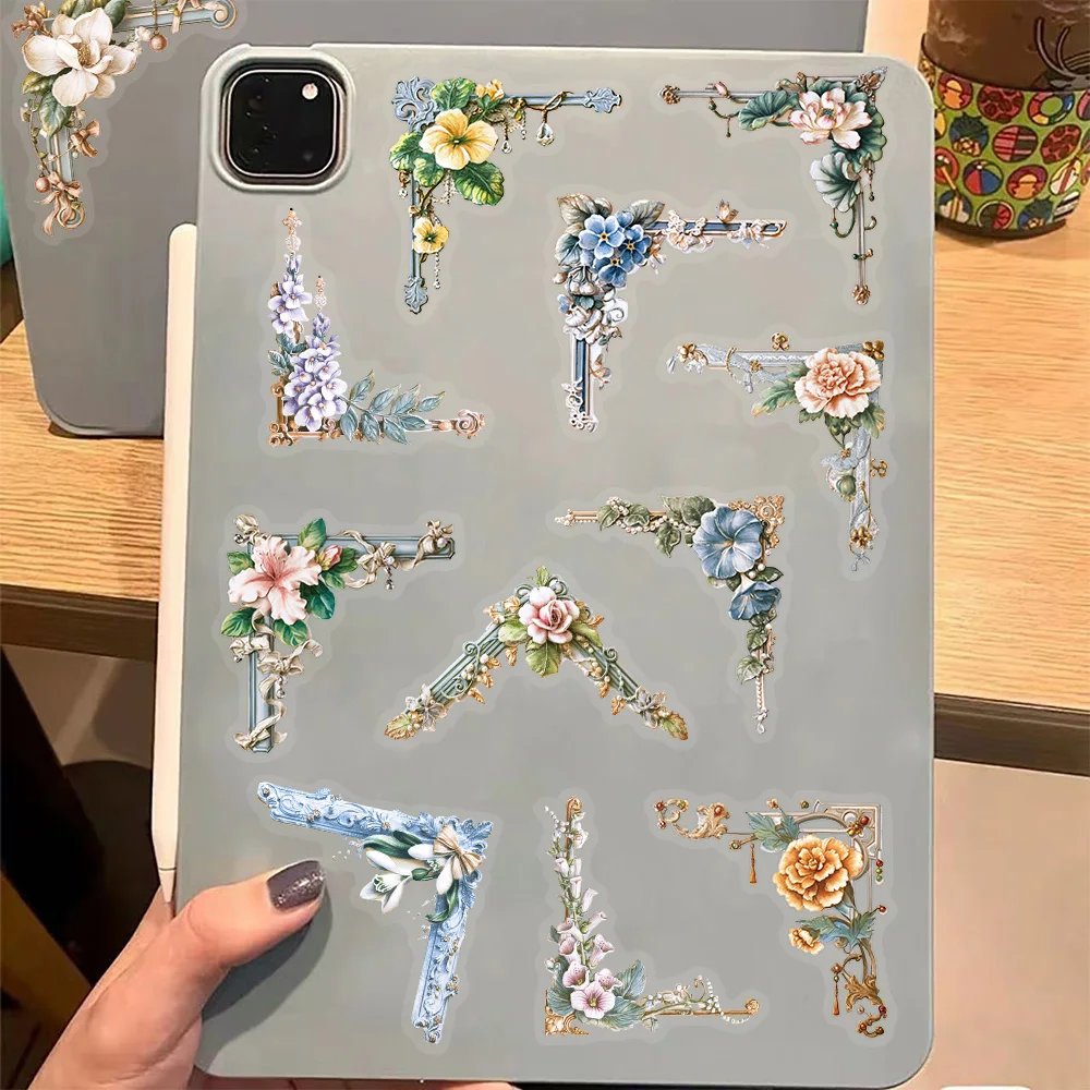 50 шт. креативные цветы фоторамка украшения ПЭТ граффити наклейки для багажа динамик скейтборд чашка воды украшения наклейки