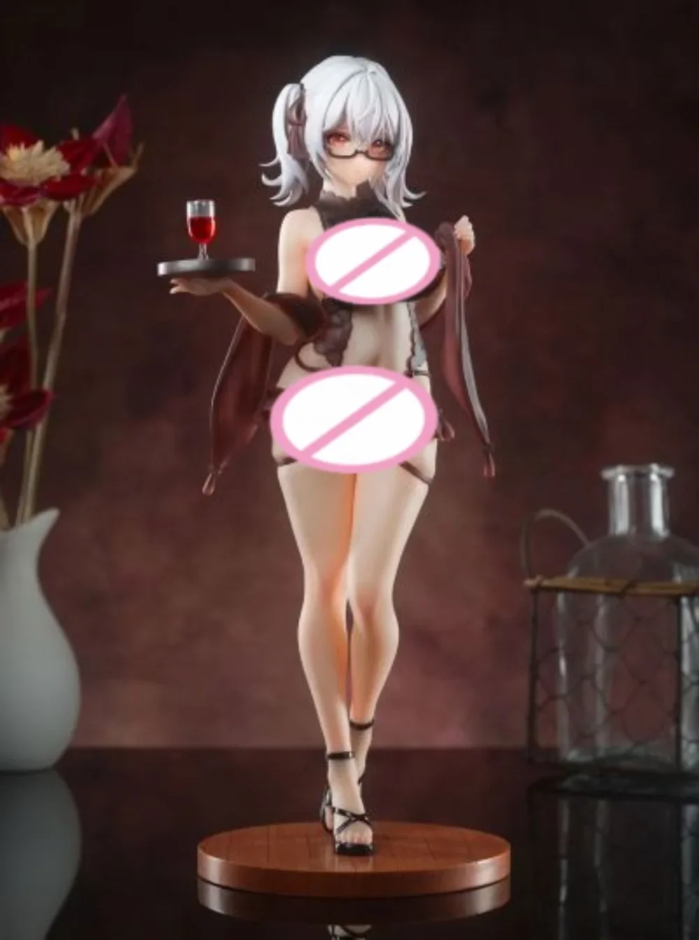 Em estoque 100% original animester cynthia anime figura de ação sexy série brilhante garçonete decoração ornamentos modelo adulto brinquedo