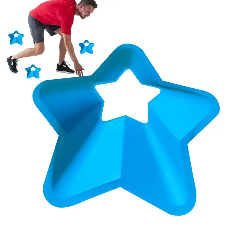 Soccer Training Cones Agility Training Football Cones Markers Five-Pointed Star Mark Disc Football Practice Equipment Field Cone