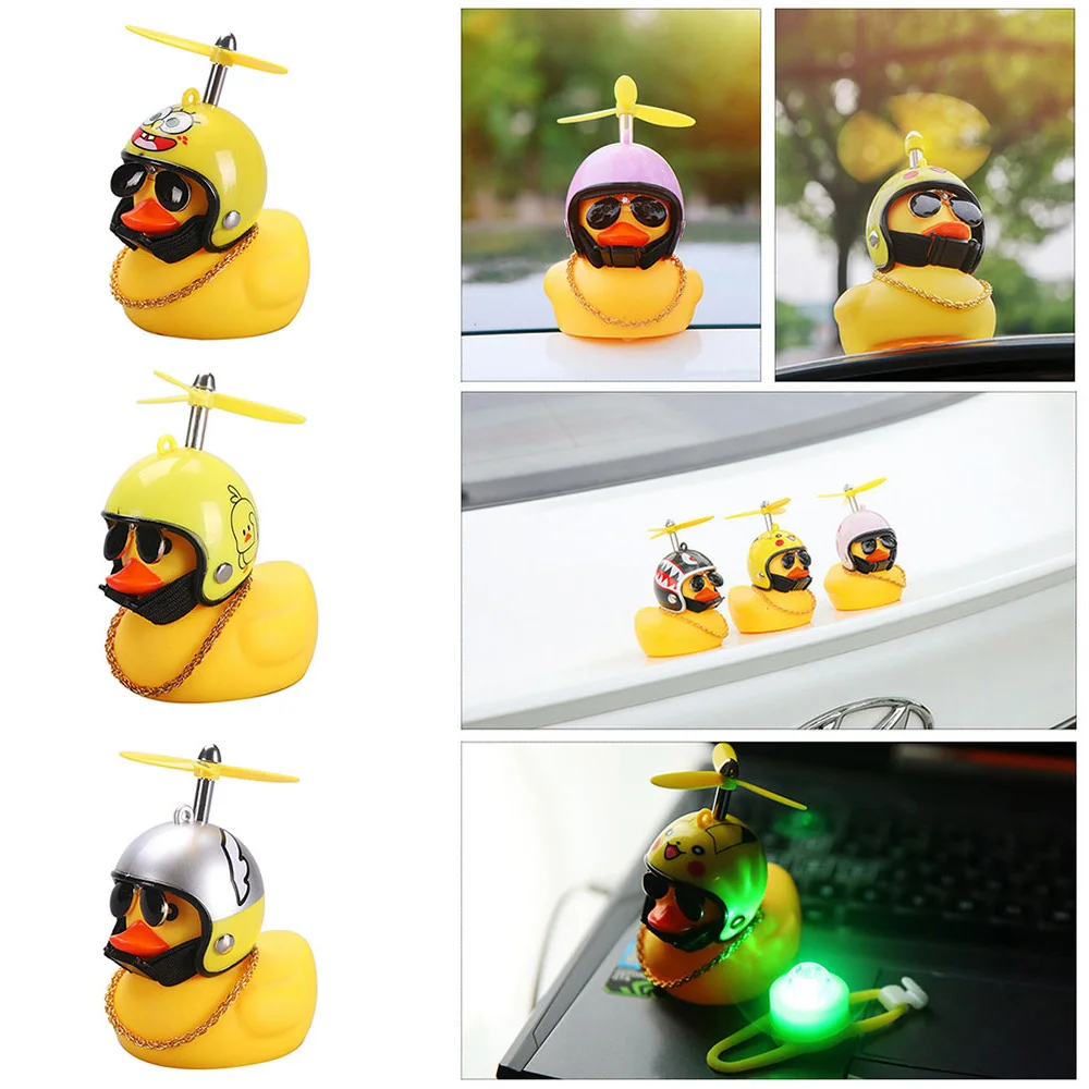 

Luminous Duck Bike Bell Bicycle Airscrew Spinner Cycling Safety Duck Horn Universal Decorative Bell Bike Accessories Cycling