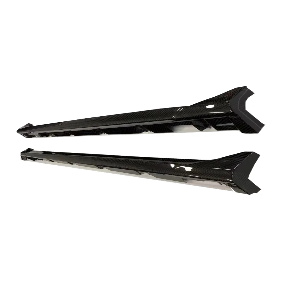 

ForPremium Material GLC63S Carbon Fiber Side Skirt For Mercedes AMG Car Bumper