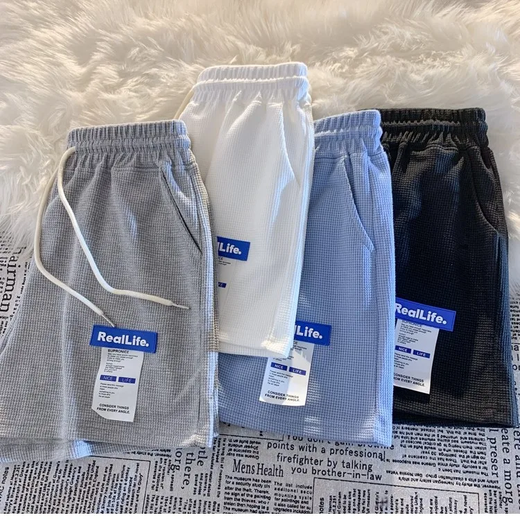 Plones Cortos de Cintura Alta y Pierna Ancha para Mujer, Estilo Deportivo Informal, Estilo Coreano, Nuevo Diseño de Veran...