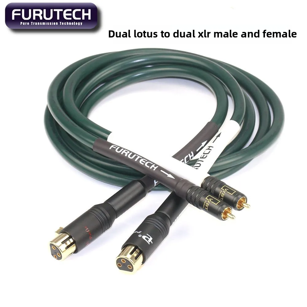 Furukawa FA-220 single crystal copper double lotus to double Canon male and female head RCA to Canon xlr mixer cable