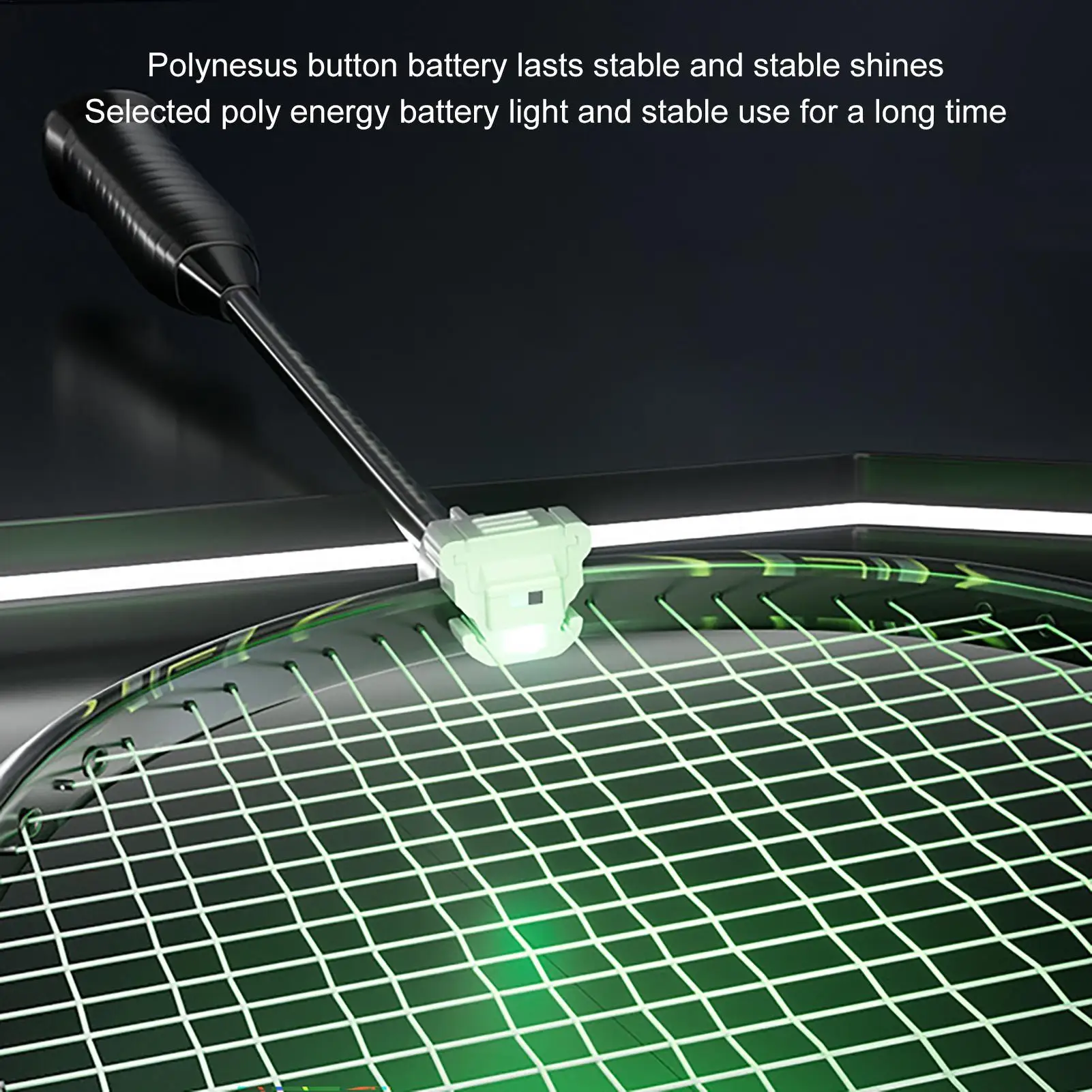 

Подсветка теннисных ракеток, 4 шт., зажим для ракетки для бадминтона, светодиодная тренировочная лампа для ночного использования на открытом воздухе, на заднем дворе, групповые занятия