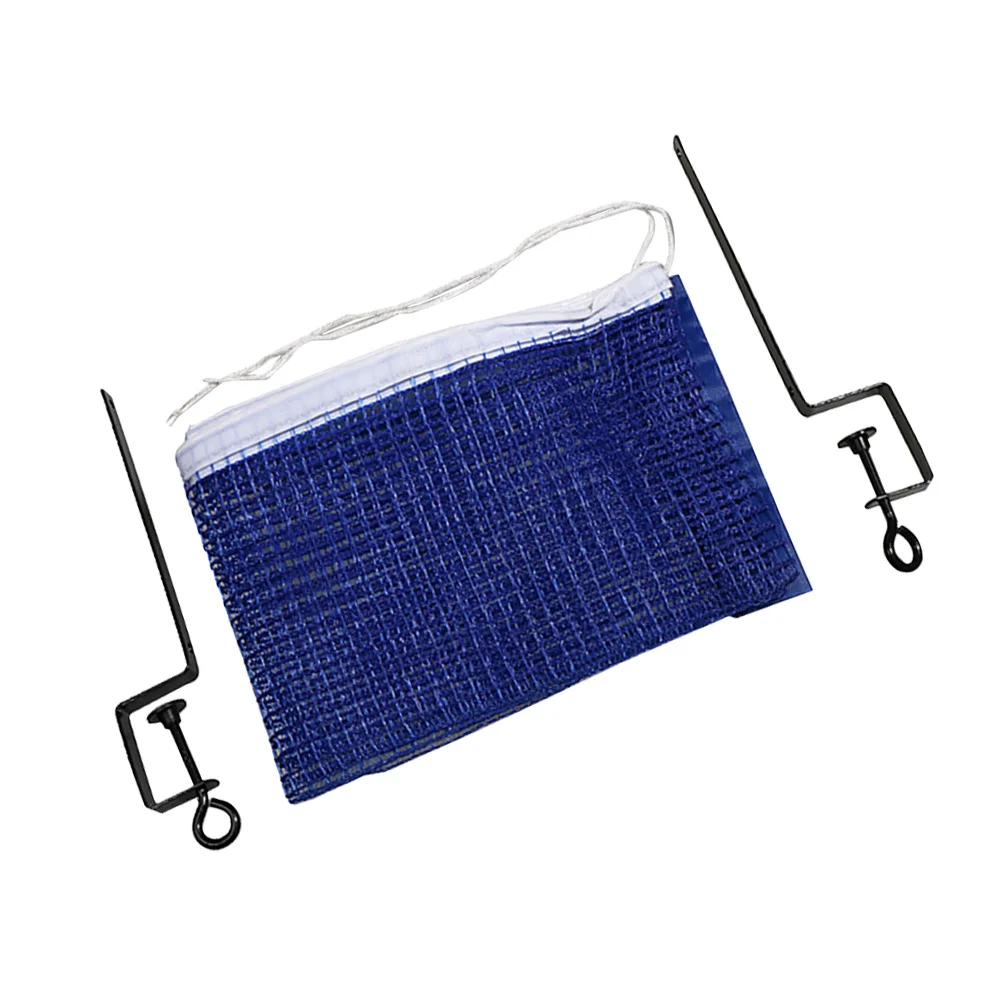 

Portable Table Tennis Net Rack Set with Post and Net Bracket Combination for Office Home Classroom Use Blue Table Tennis Post