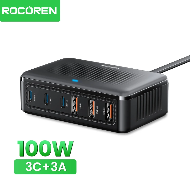 고속 USB 충전기 6포트 이미지