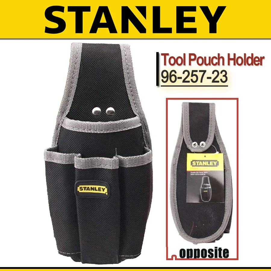 Stanley 96-257-23 Сумка для инструментов с 4 карманами Набор инструментов Bodypack Пистолет Дрель Квадратный комплект для ремонта и установки