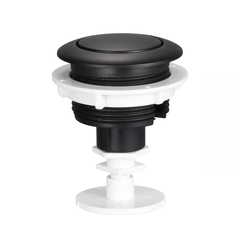 

For Brazilian Toilet Tank Flush Button, Single Flush Button With Bracket Toilet Tank Cover For Long-lasting Construction Bathroo