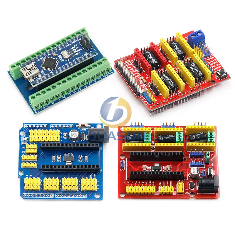 NANO V3.0 Controller Terminal Adapter Expansion Board NANO IO Shield Simple Extension Plate For Arduino AVR ATMEGA328P Nano 3.0