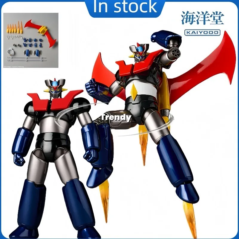【En stock】 Muñecas Kaiyodo genuinas de acción/incroyables Yamaguchi Revoltech Mazinger Z H = 150 mm Personaje de anime Decoración de figuras de acción