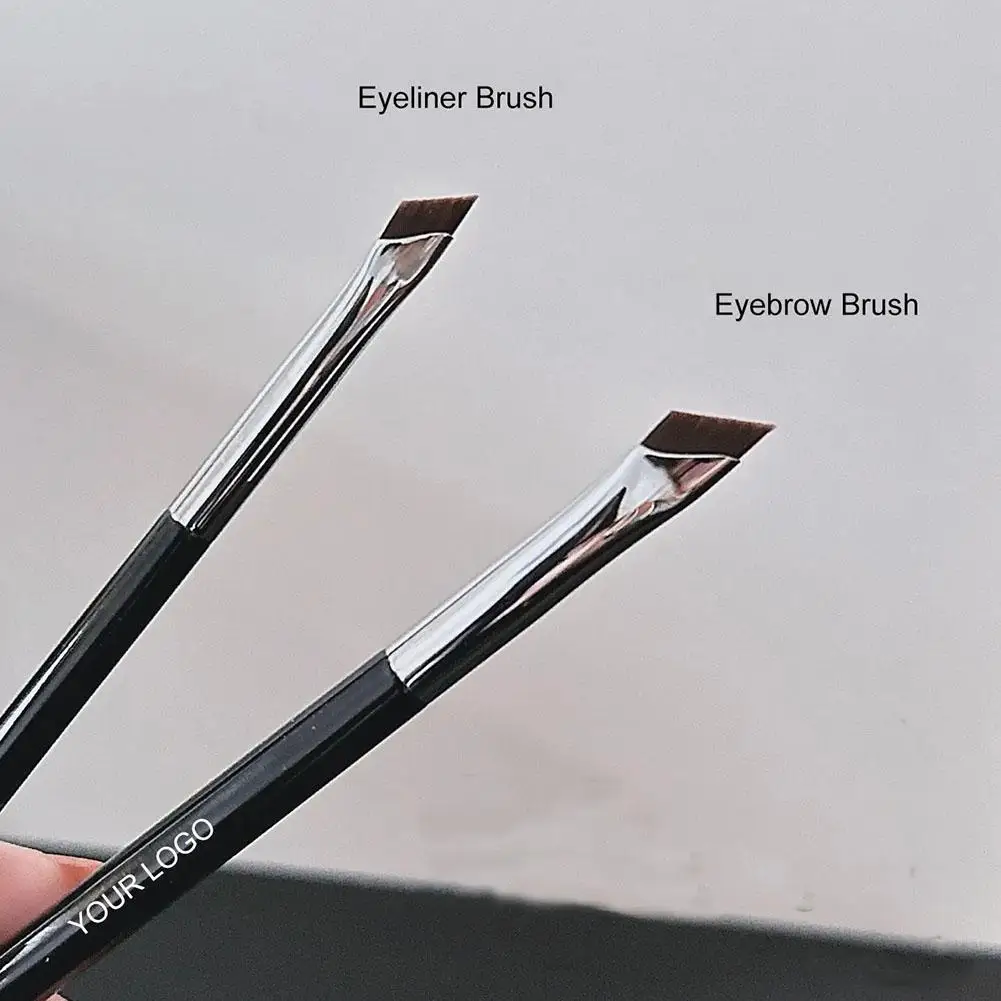 1/2pcs Upgrade Blade Eyeliner Brush Ultra Thin Fine Angle Flat Eyebrow Brush Liner Brow Place Makeup Brush Precise Detail Tools