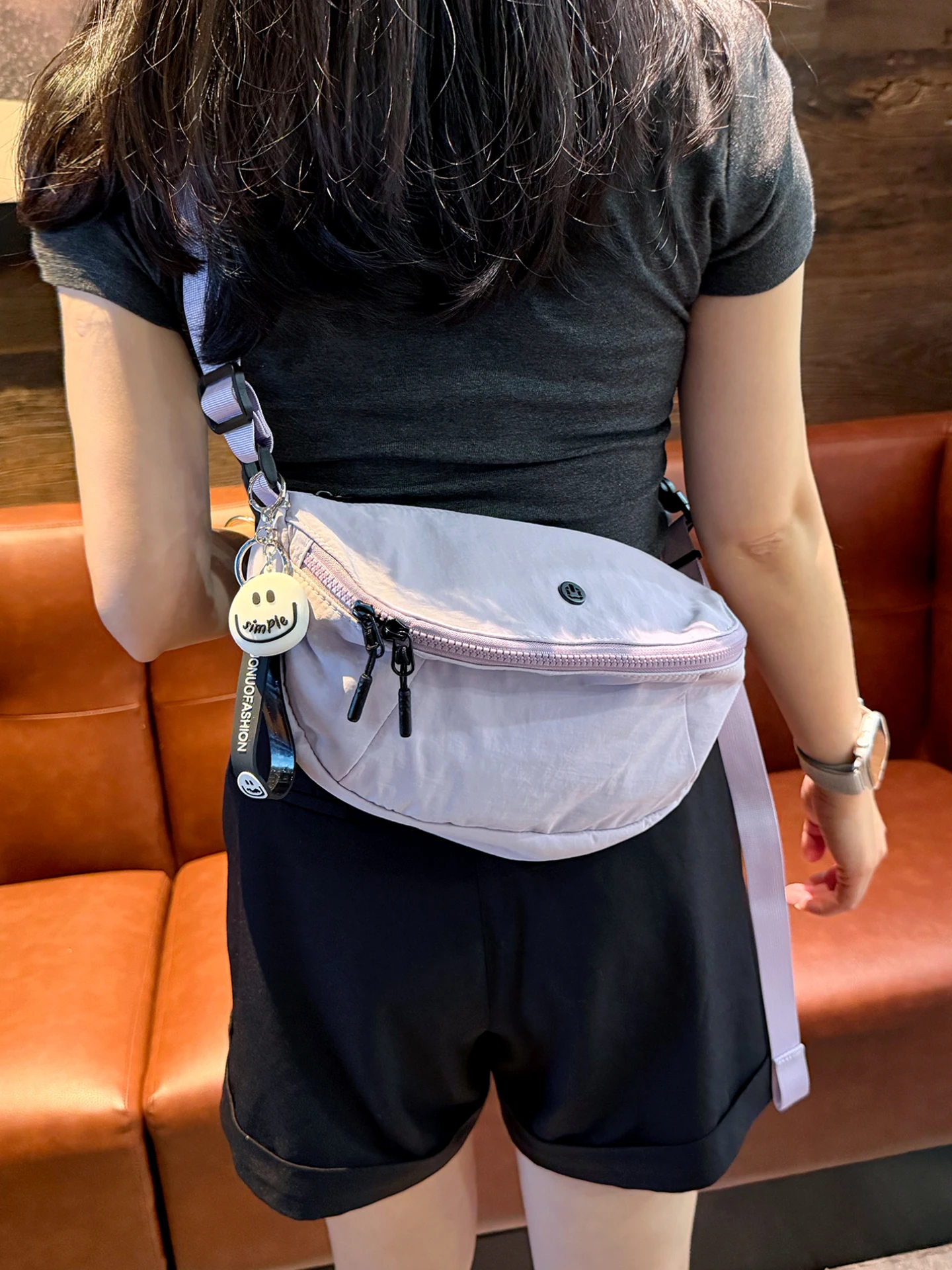 korean-style-ultra-lightweight-waterproof-crossbody-bag-unisex-nylon-dumpling-shape-large-size-casual-bag-for-all-seasons