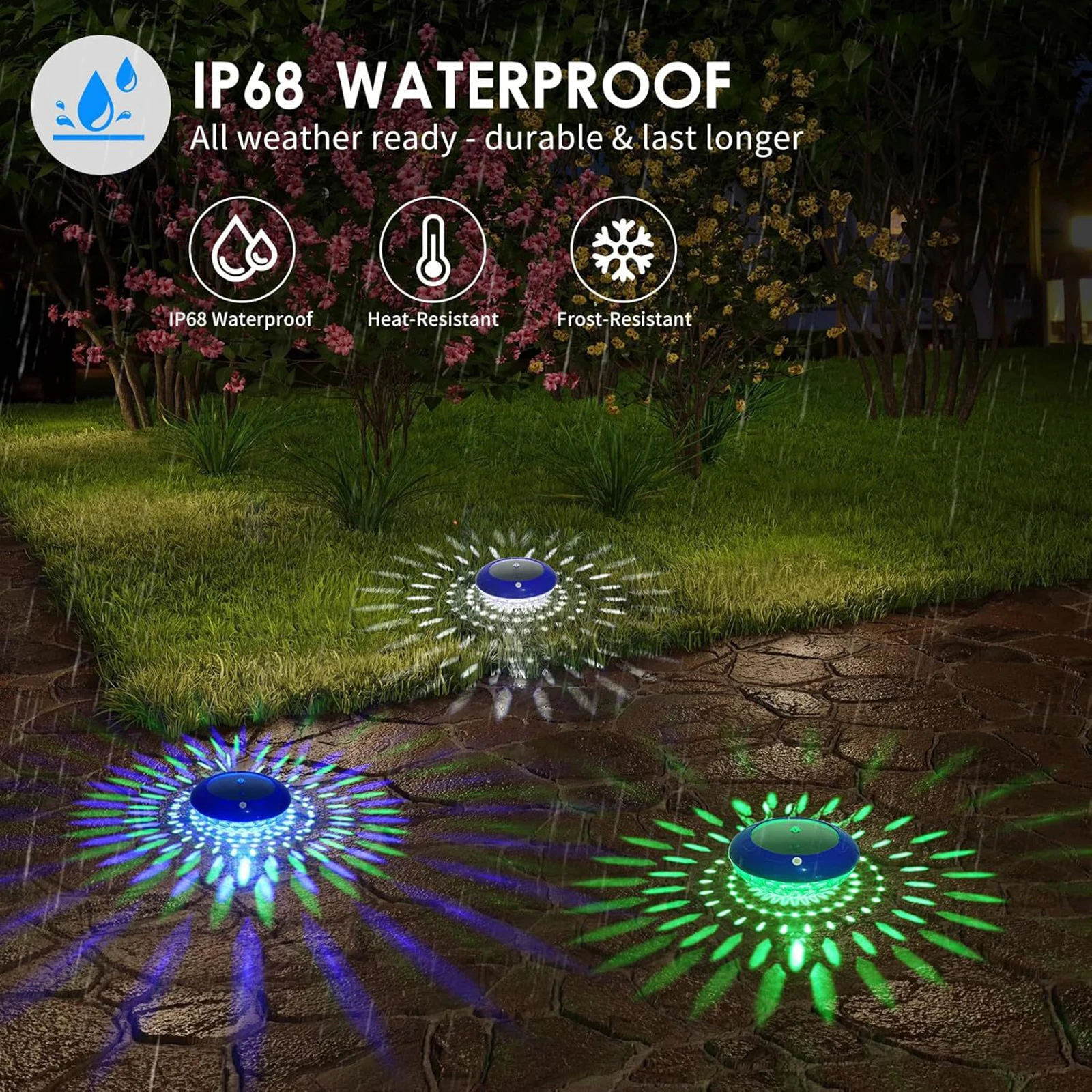 Solar Floating Pool Light 9 Colors 3 Modes Remote Control Floating LED Lamp Water Float Light for Wedding Path Party Decoration