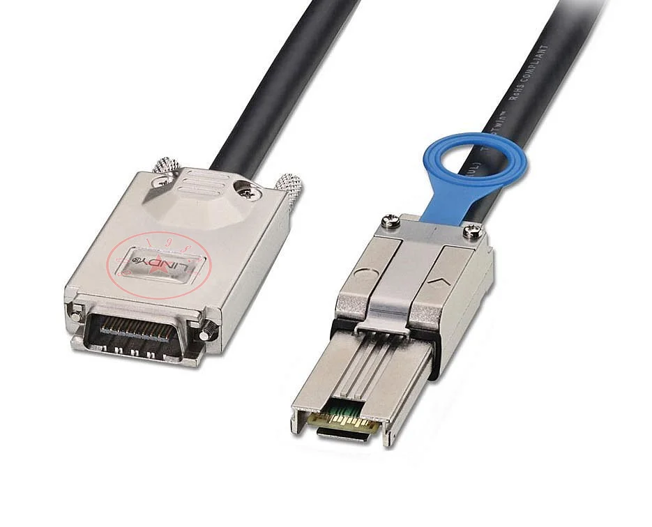 

Для Mini SAS 26 до Infiniband Cable SFF-8088 to SFF-8470 -1 метр