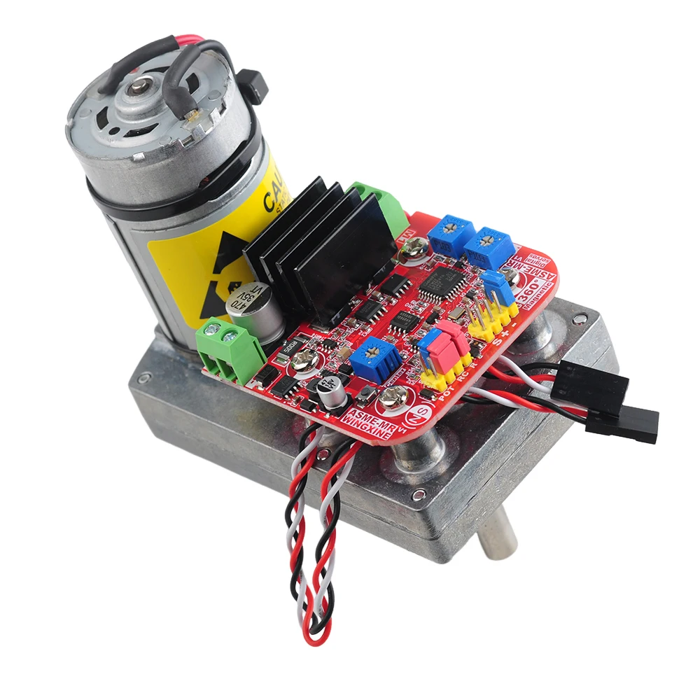 

ASME-MRB 380kg.cm High Torque Servo Magnetic Encoded 360 Degree Digital Servo for Robot Arm Valve Control Camera PTZ