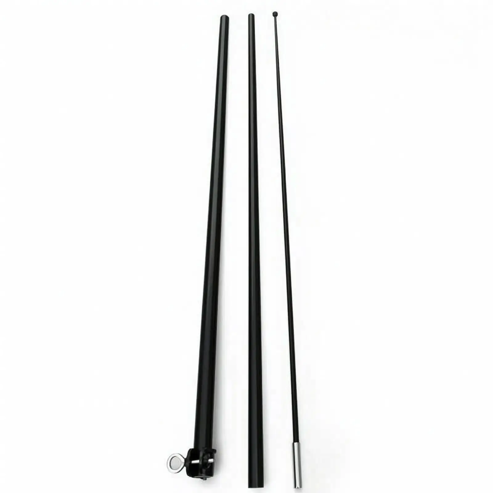 Portable Flagpole with Carrying Bag | Weather-Resistant Outdoor Display, Multi-Section Flag Pole, for Storefronts