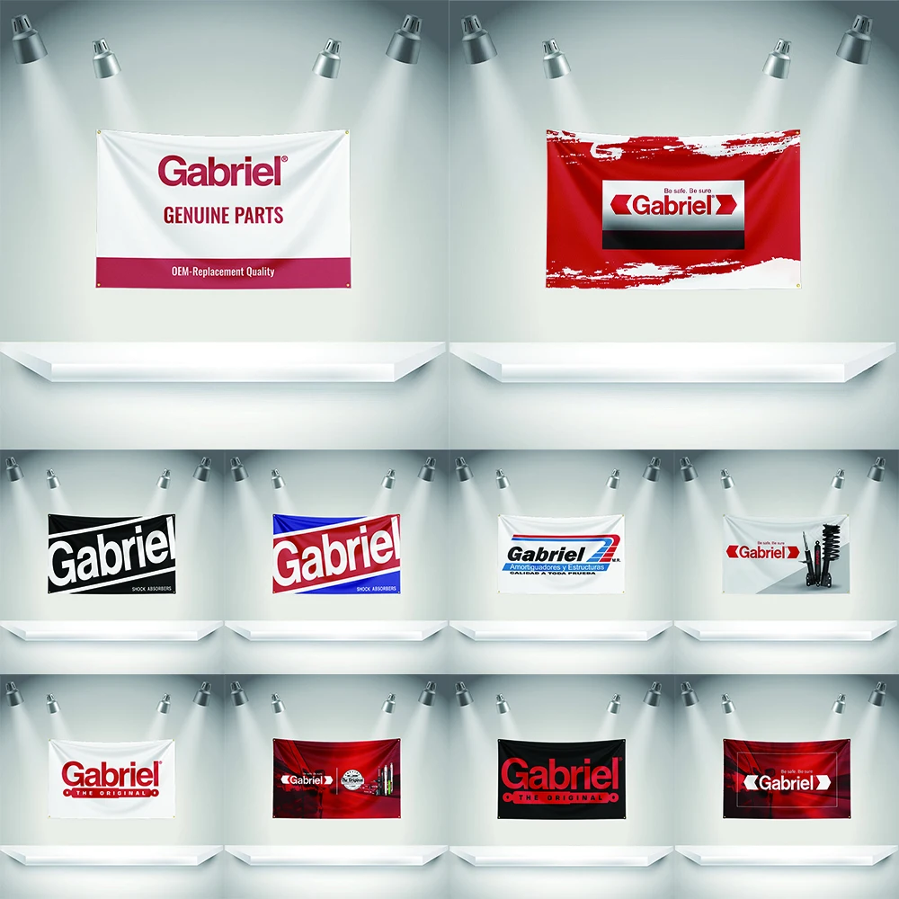 G-Gabriels Shock Flag Auto Tools Banner   HD Printing Tapestry Exhibition, Car Fans, Garage Decor