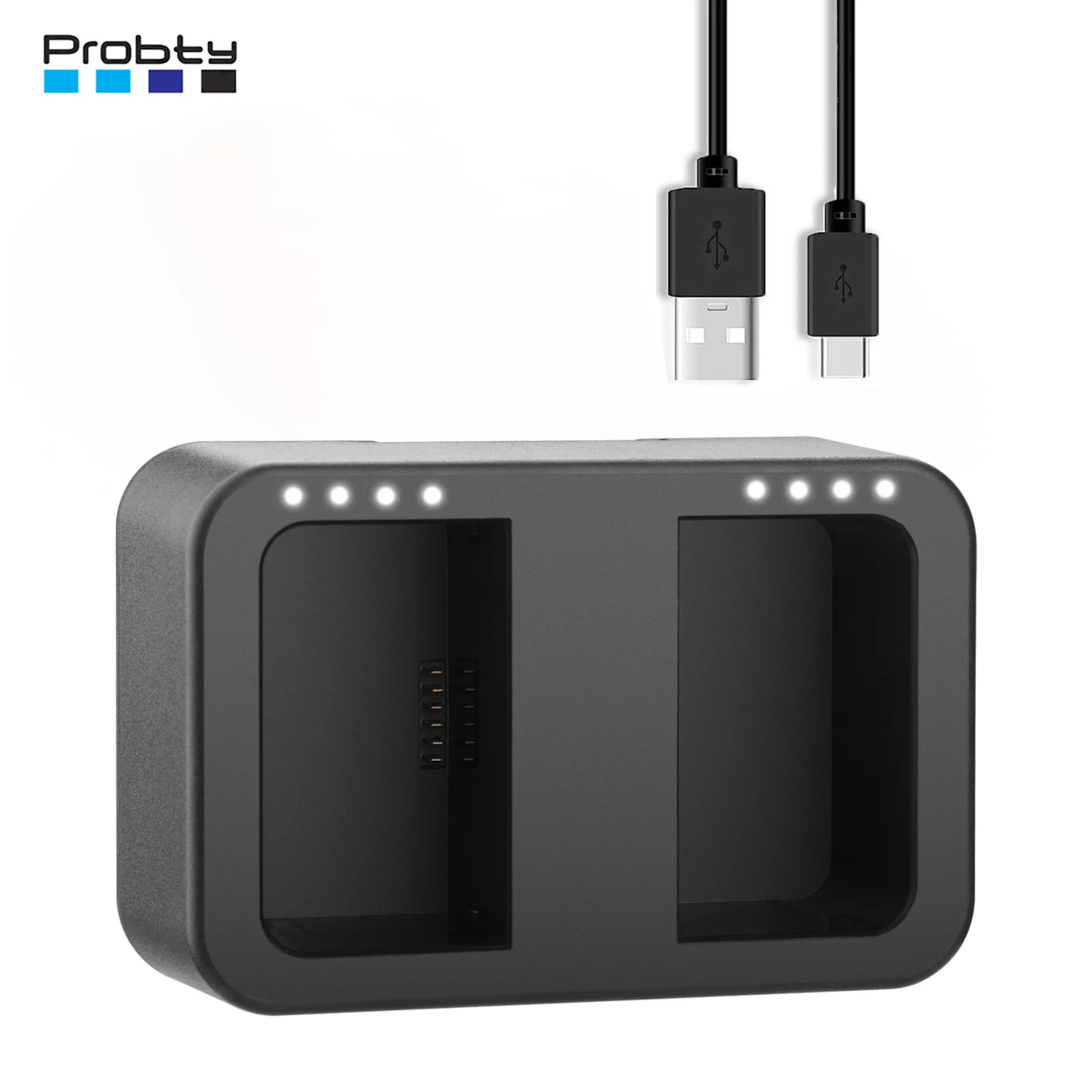 Für WB37 Akku-Ladestation (USB Typ-C) Ladegeräte unterstützen 65W PD Schnellladung T40/T30/T20P/T6/T10